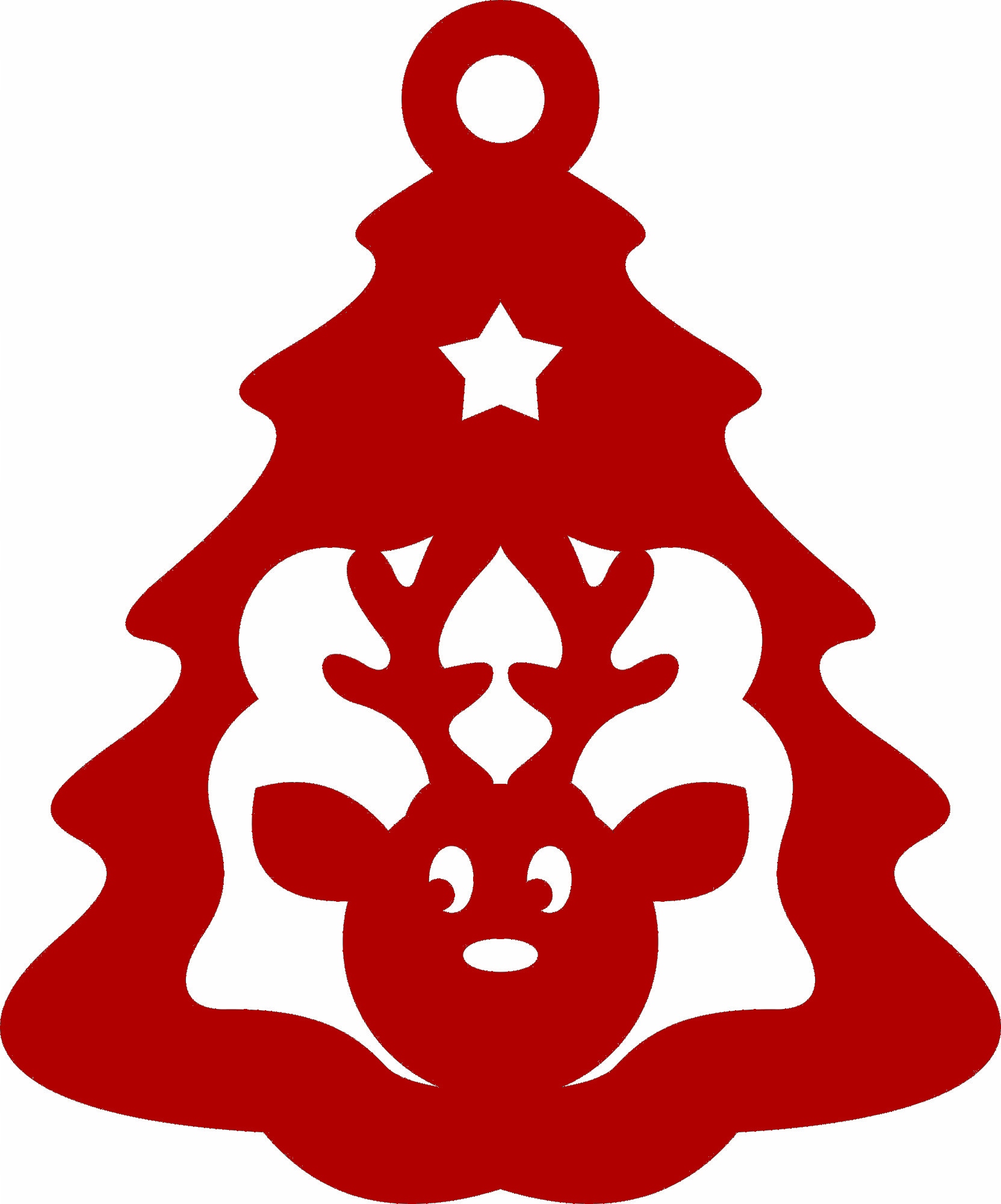 

Ś5 Zawieszka ozdoba ażurowa Święta choinka Bożenar