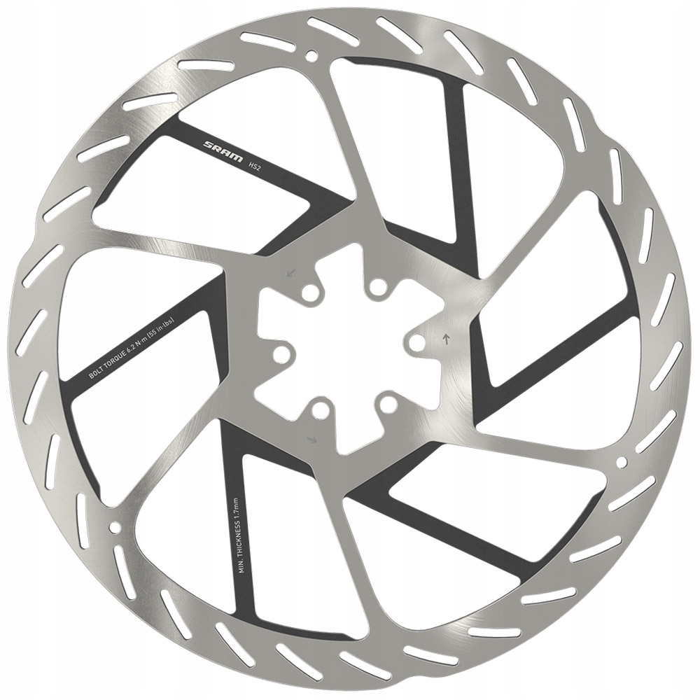 Oryginalna tarcza hamulcowa Sram HS2 200 mm 6 śrub 202 g Box