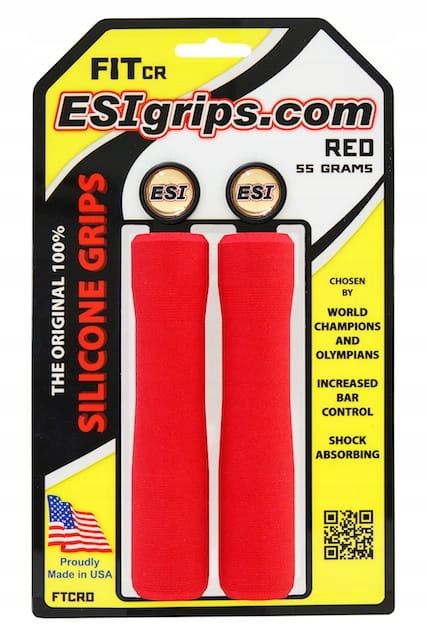 Gripy Esi Grips Fit Cr Červené