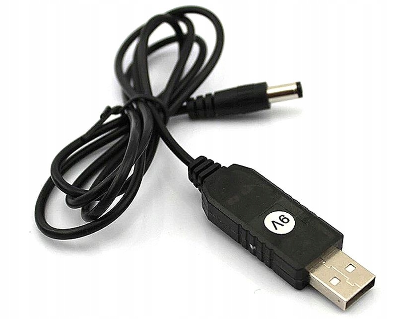 Преобразователь USB кабель с преобразователем 5В до 9В