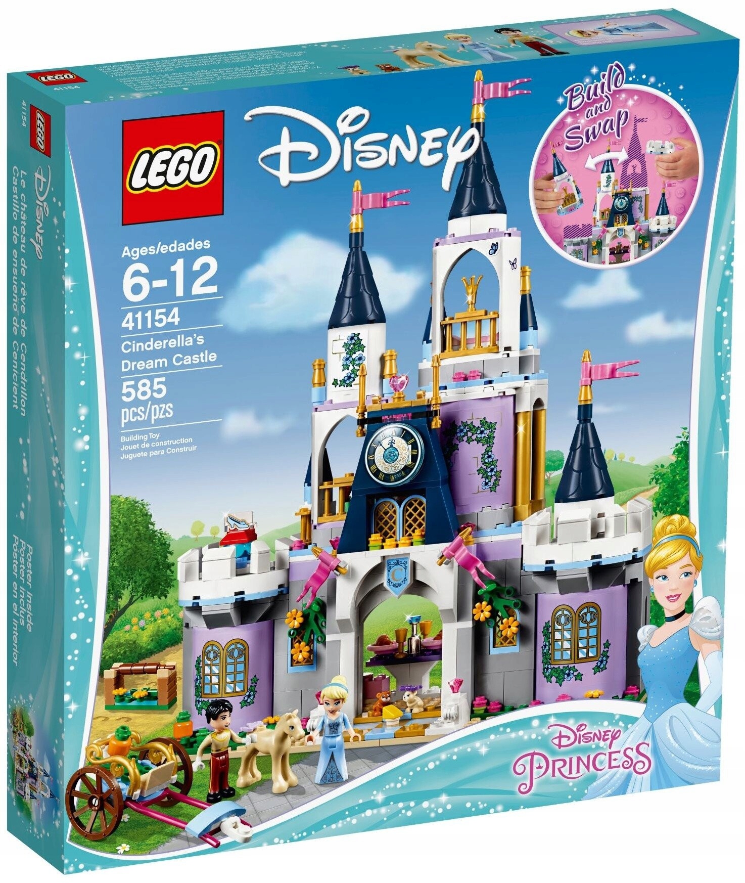 Lego Disney 41154 Popelčin vysněný hrad Nové