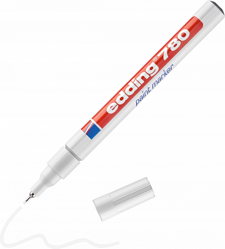 

Marker olejowy edding 780 okrągła 0.8mm biały