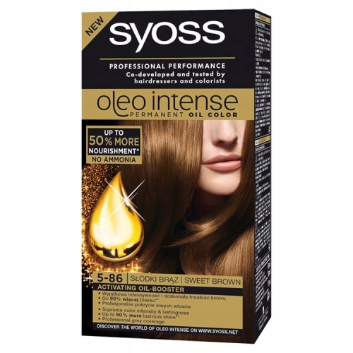 

Syoss Oleo Intense farba 5-86 Słodki Brąz