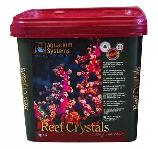 Levně Mořská Sůl Do Akvária Reef Crystals Kbelík 10 Kg Akvaristika