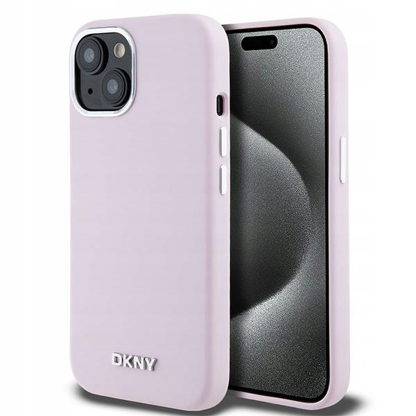 Dkny Pouzdro Liquid Silicone MagSafe pro iPhone 15/14/13 růžové