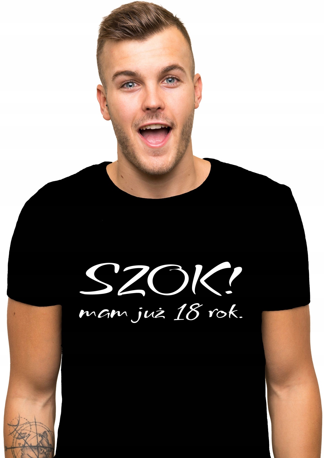 

koszulka Szok Mam Już 18 Rok Urodziny Lat