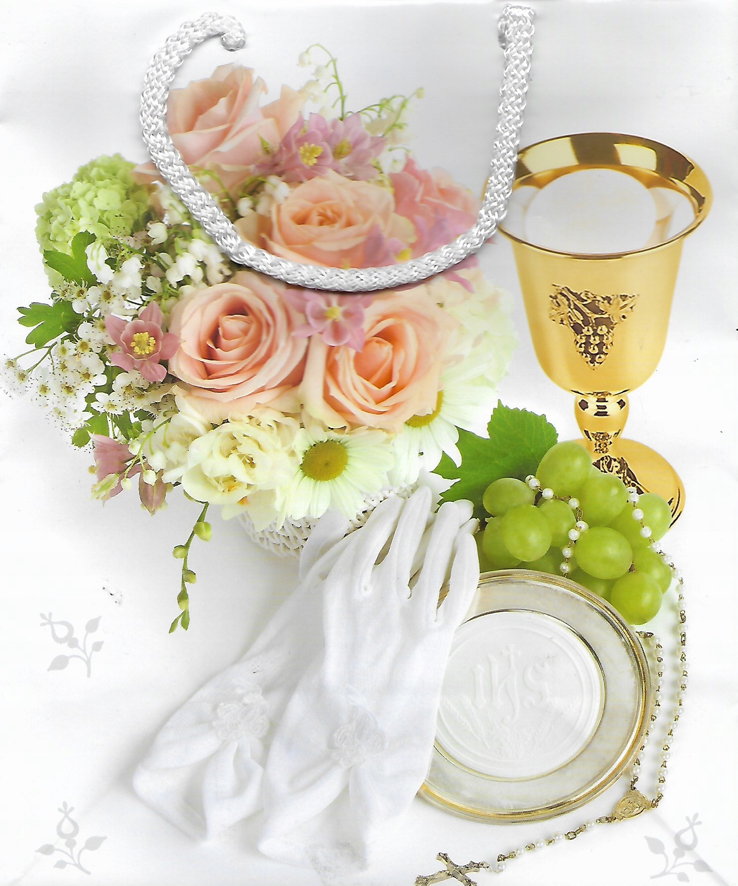 Torebka ozdobna Komuniai 19 x 10,5 x 23cm