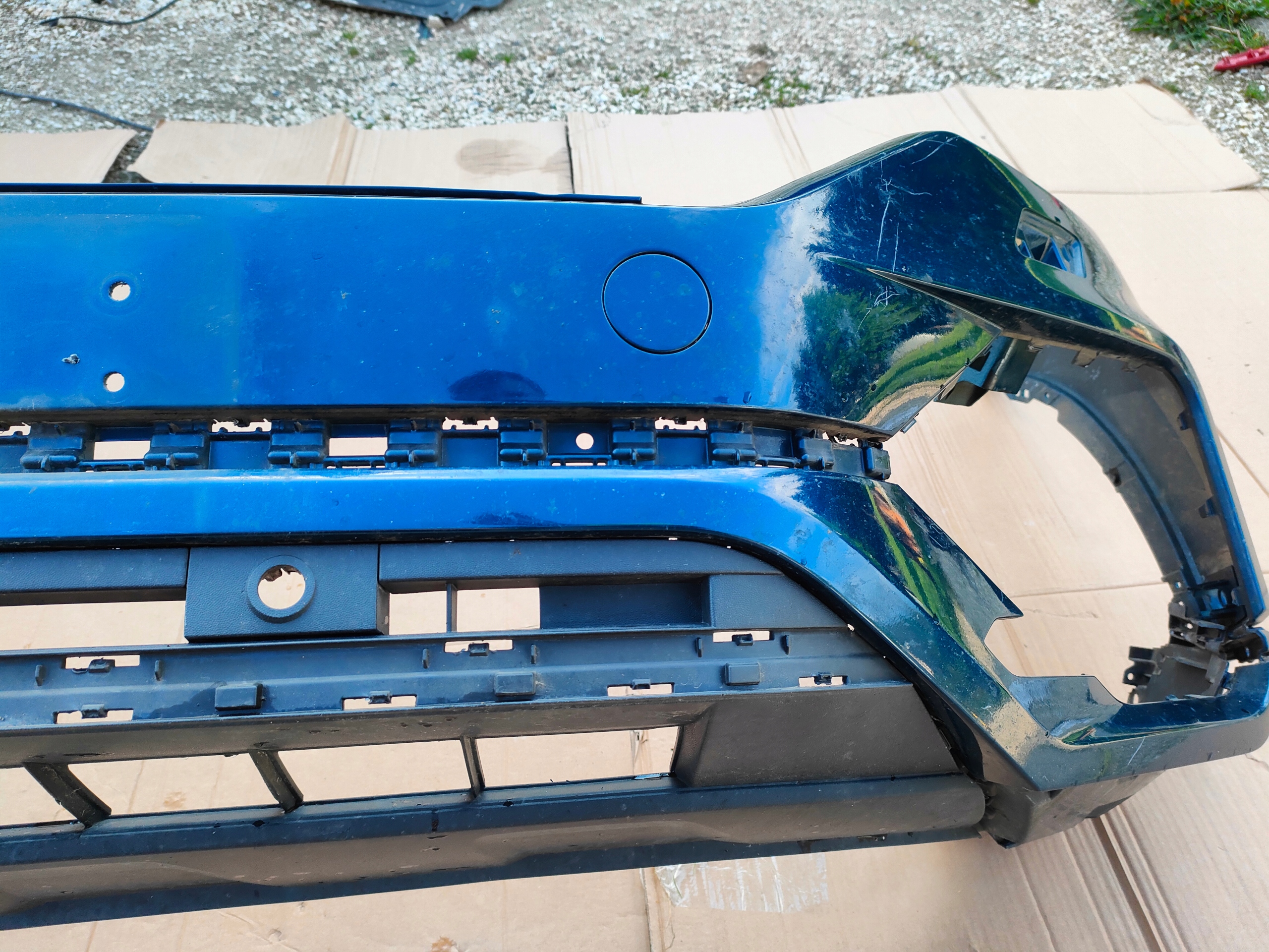 VW TOUAREG 3 III R-LINE front bumper front 760807039