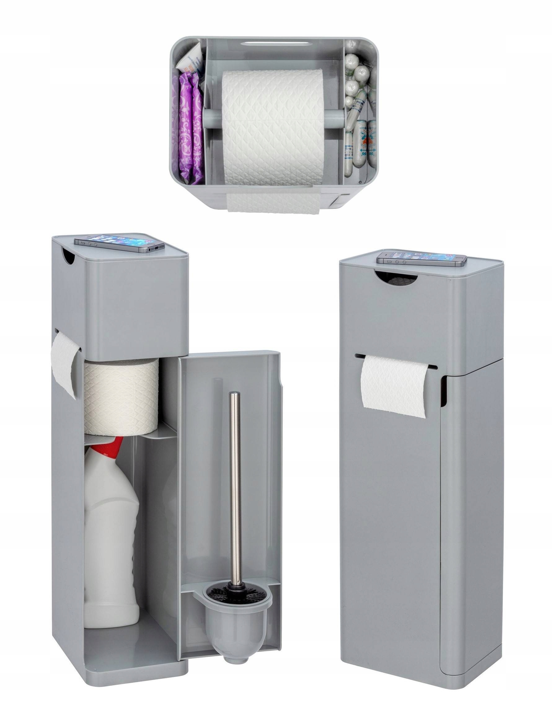 

Stojak Uchwyt Na Papier Szczotka Wc 6w1 Wenko