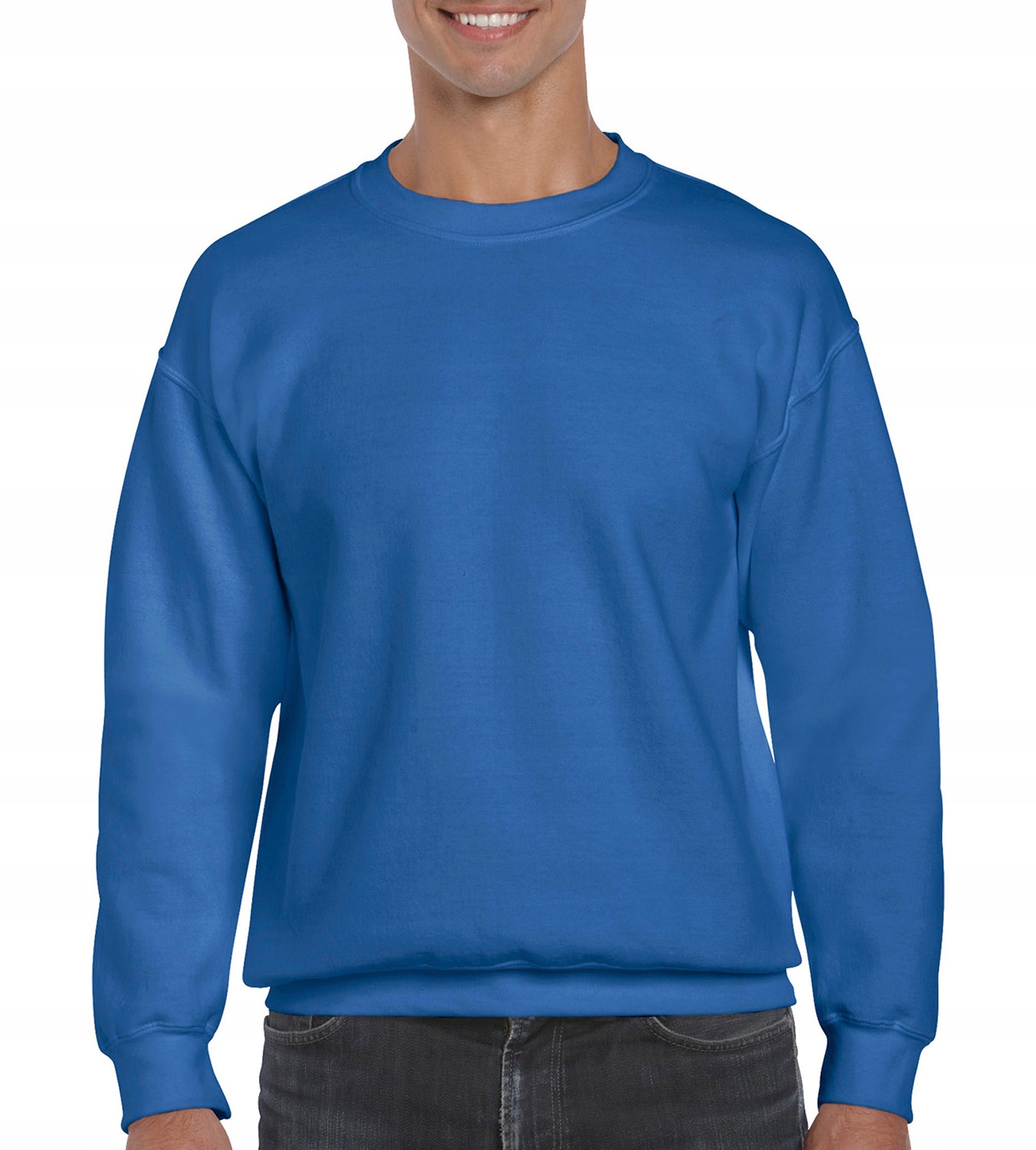 

Bluza Gildan Bez Kaptura Super Jakość Usa Roya 5XL