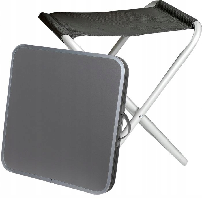 Stołek i stolik 2w1 Hoggy Set Black Brunner
