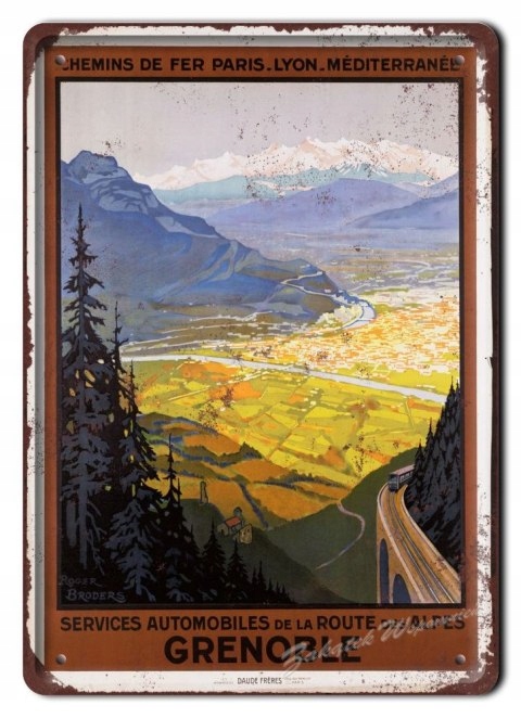 Plakat Metalowy Szyld Obrazek Vintage Retro #05990