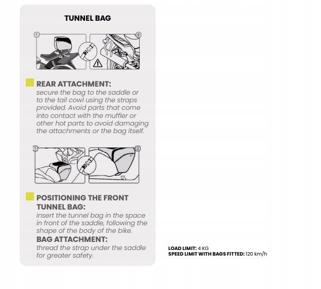 TC33 Tunnel bag 35l Stan opakowania oryginalne