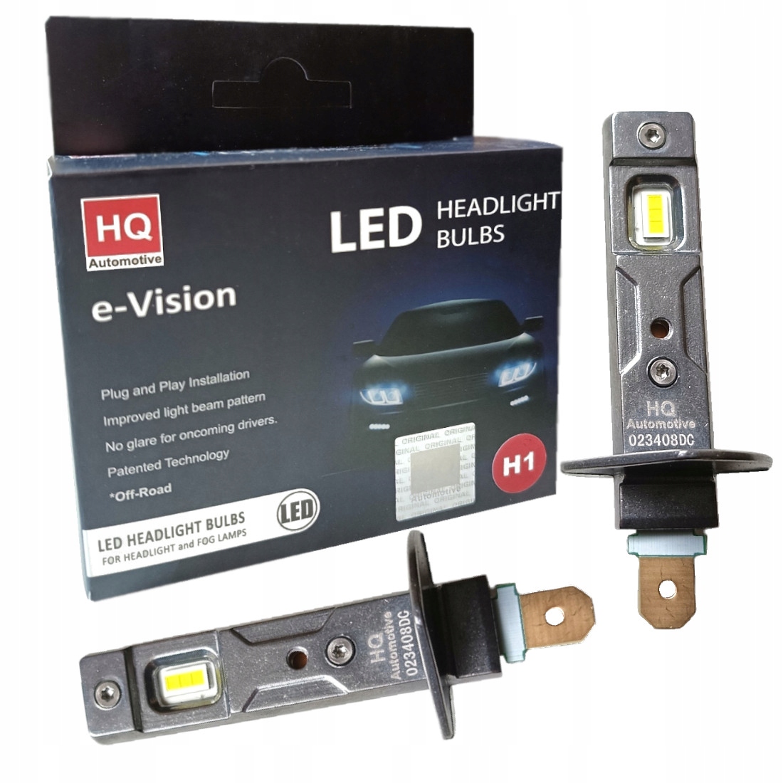 Żarówki H1 Led 12V/24V 6000K 1:1 Rozmiar Plug&play