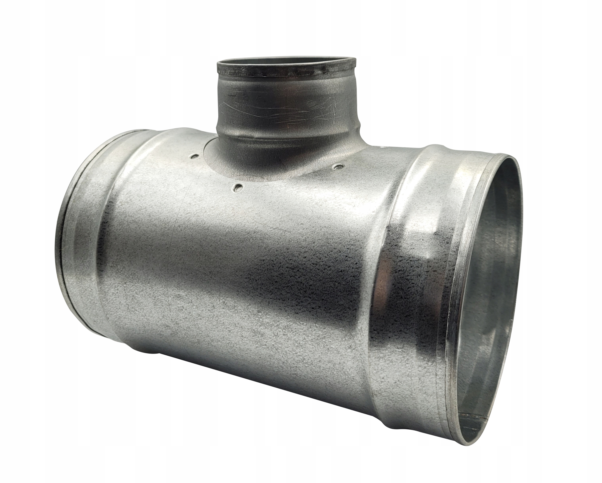 Trójnik prosty ocynk 315-100-315 spiro wentylacja