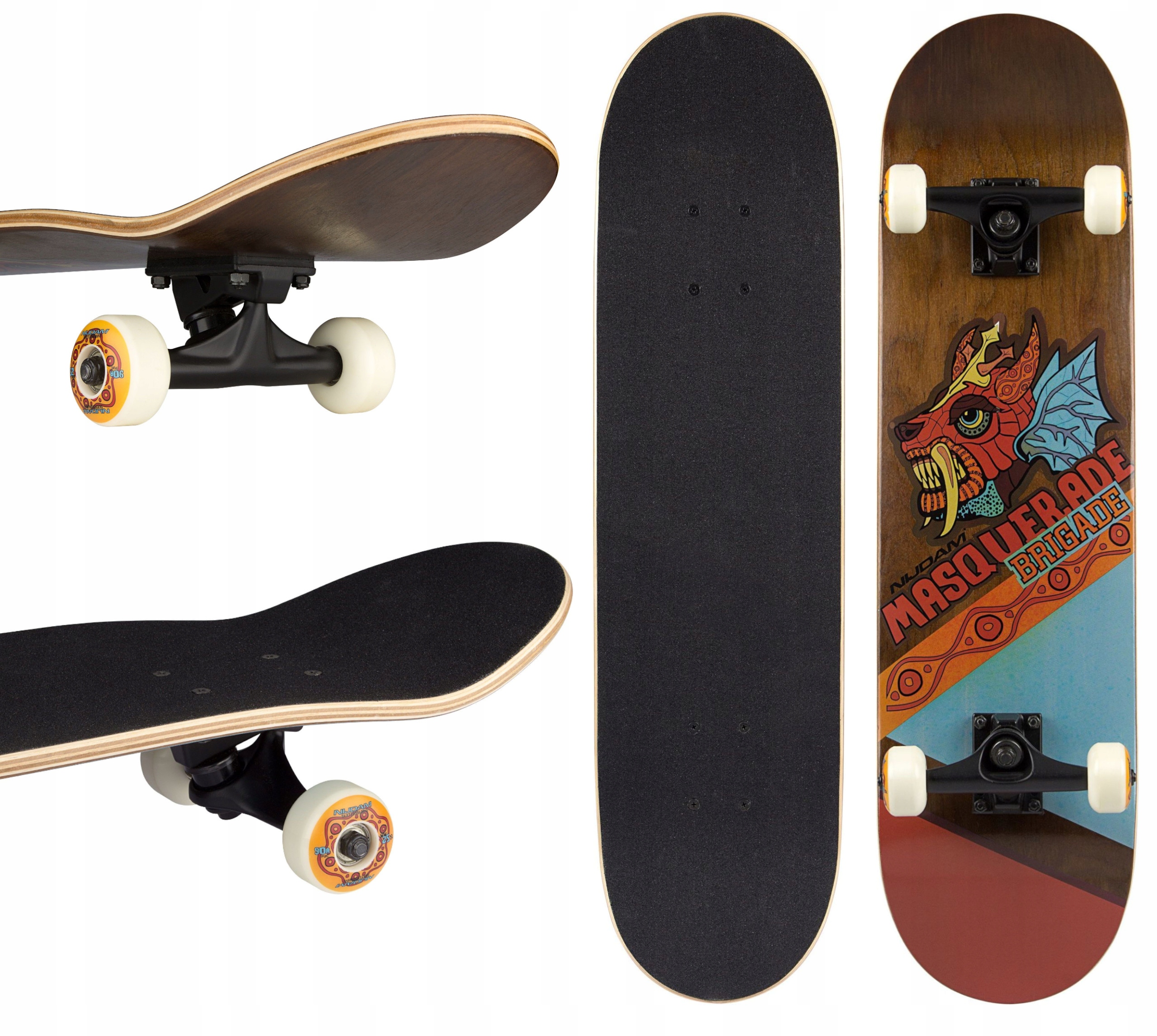 Deskorolka klasyczna drewniana Masquerade Nijdam