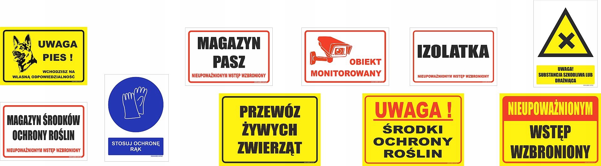 TABLICZKA PRACE NA WYSOKOŚCI DUŻA 30X20 Marka SADAR