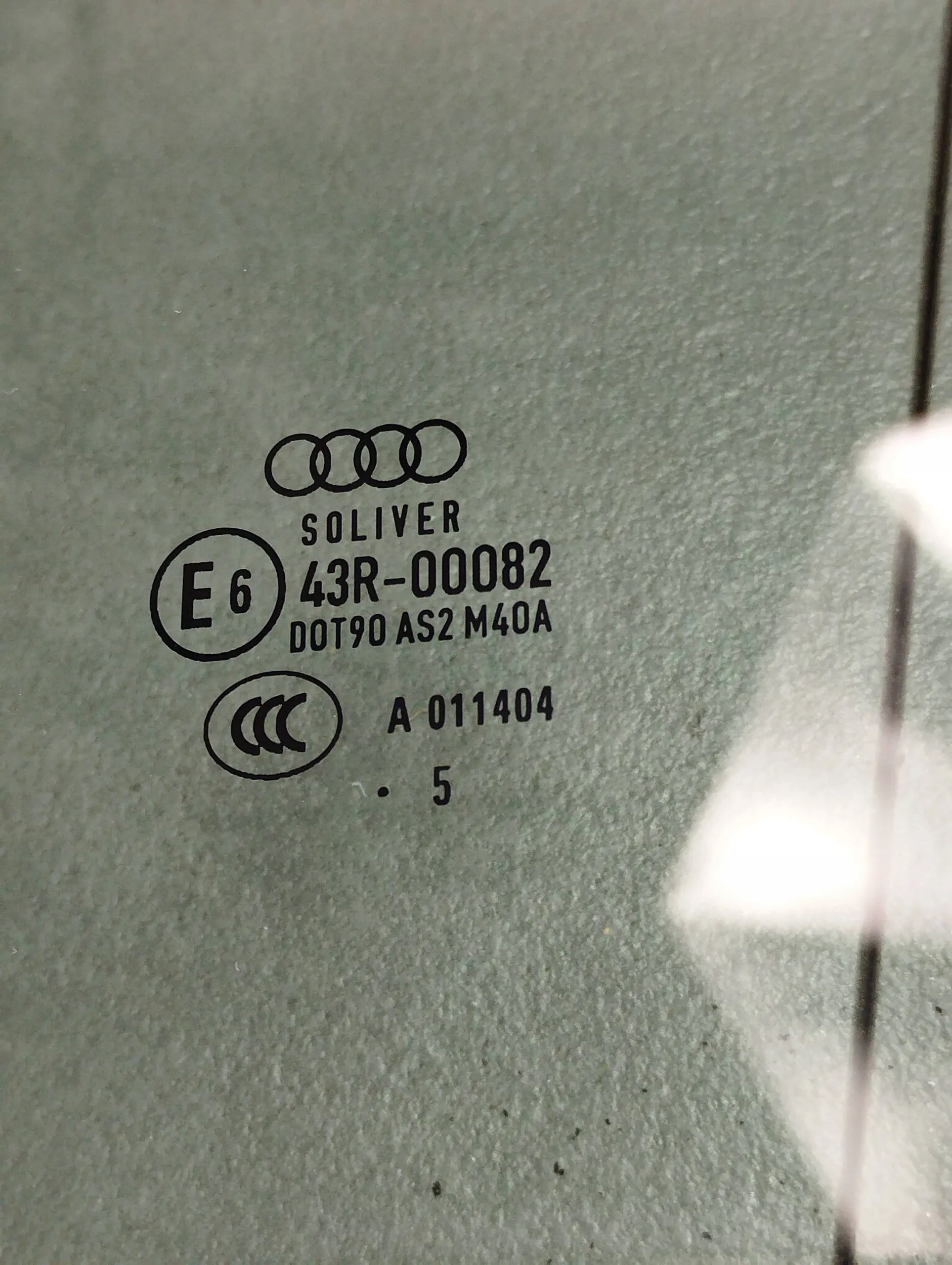 Audi A5 8T window left rear part 2015