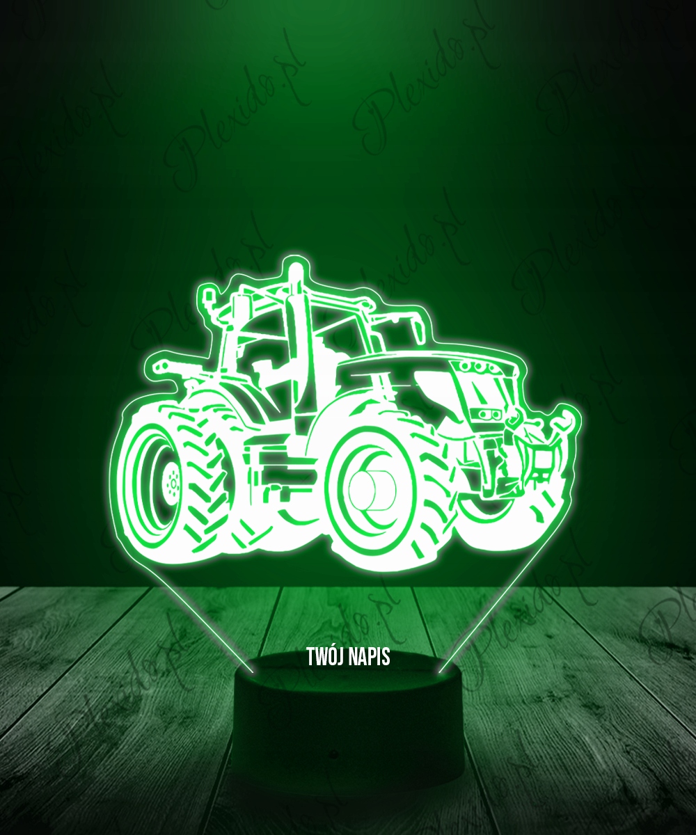 Lampička Noční LED 3D Traktor Dárek Gravírování Jméno Váš Nápis za 442 Kč -  Allegro