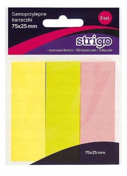 

Notes Samoprz Kartki Neon 75x25 150 Szt 3