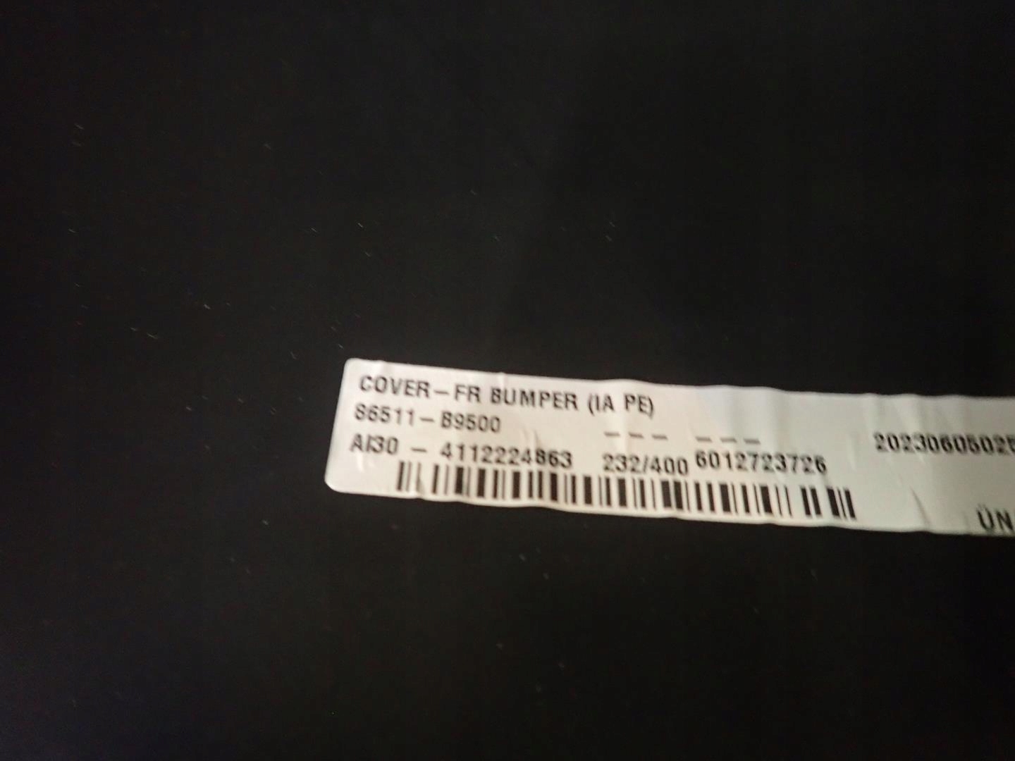 bumper front front HYUNDAI I10 II LIFT 17- new original