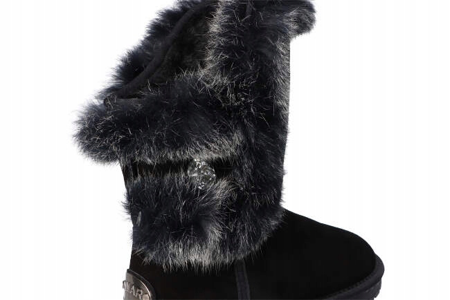 B029 ŚNIEGOWCE EMU BUTY ZIMOWE SKÓRZANE FUTRO B 40 Długość wkładki 26 cm