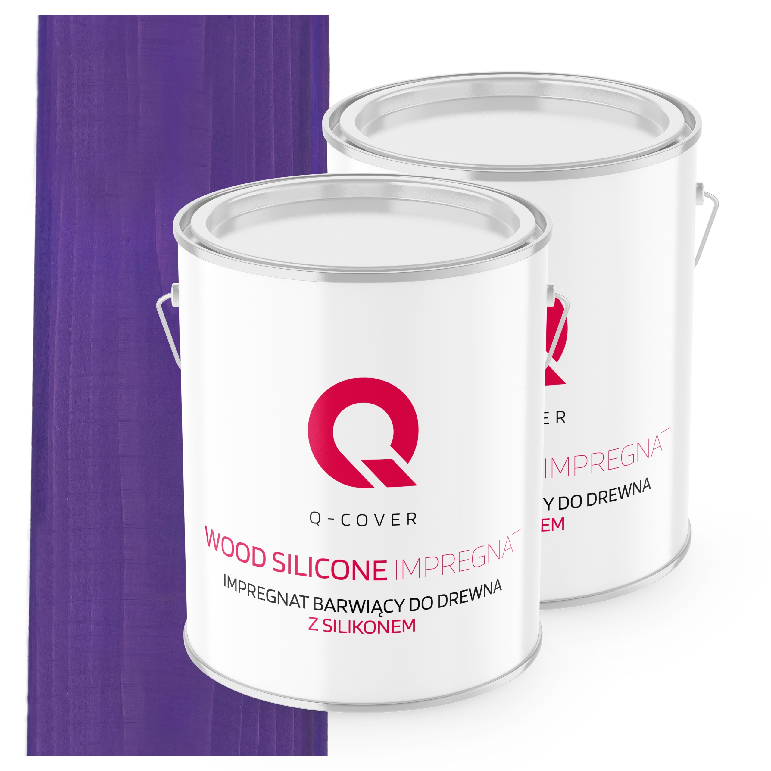 Impregnační Nátěr Na Dřevo S Ochranným Silikonem, Stálobarevný, Fialový, 2,5 L