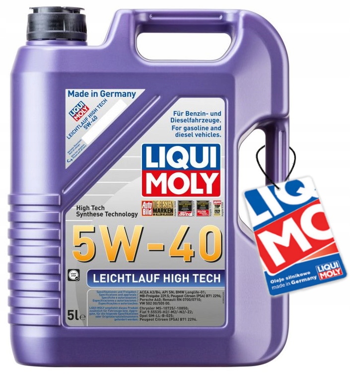 

Liqui Moly Leichtlauf High Tech 5W40 5L 2328