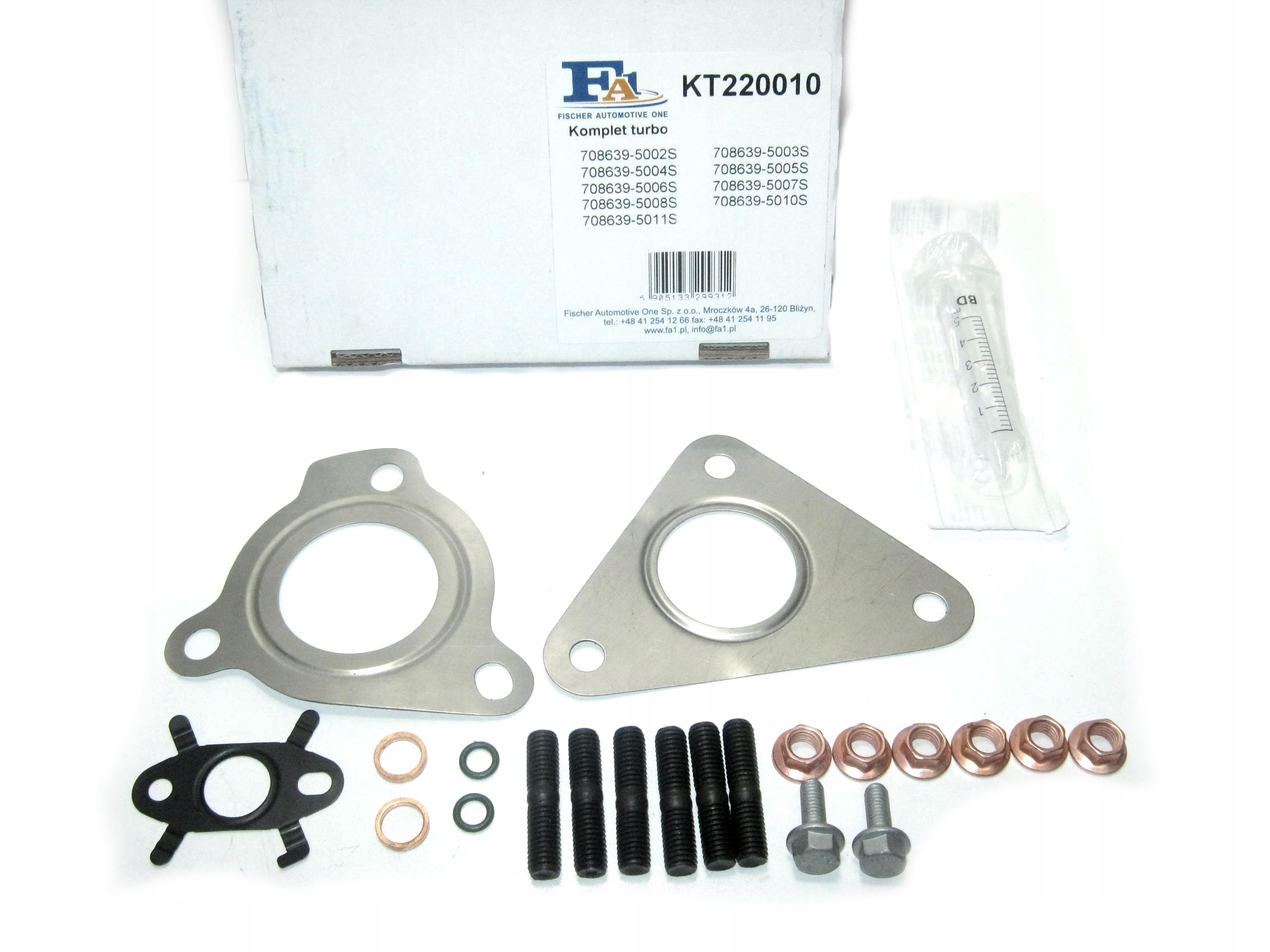 USZCZELKI ŚRUBY TURBINY MEGANE II 1.9 DCI ZESTAW