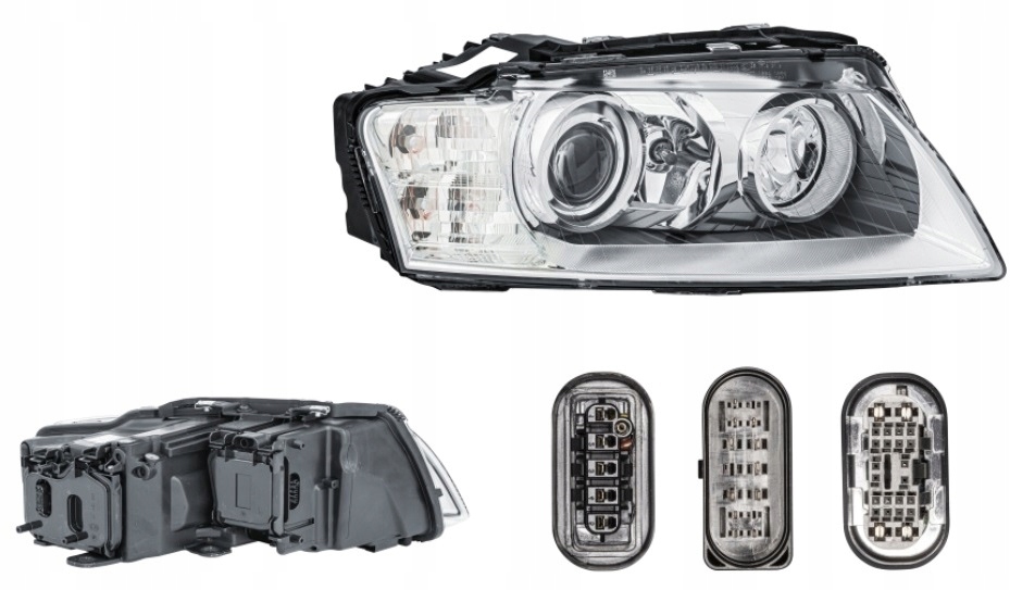 REFLEKTOR LAMPA PR AUDI A8 D3 05-10 KSENON HELLA