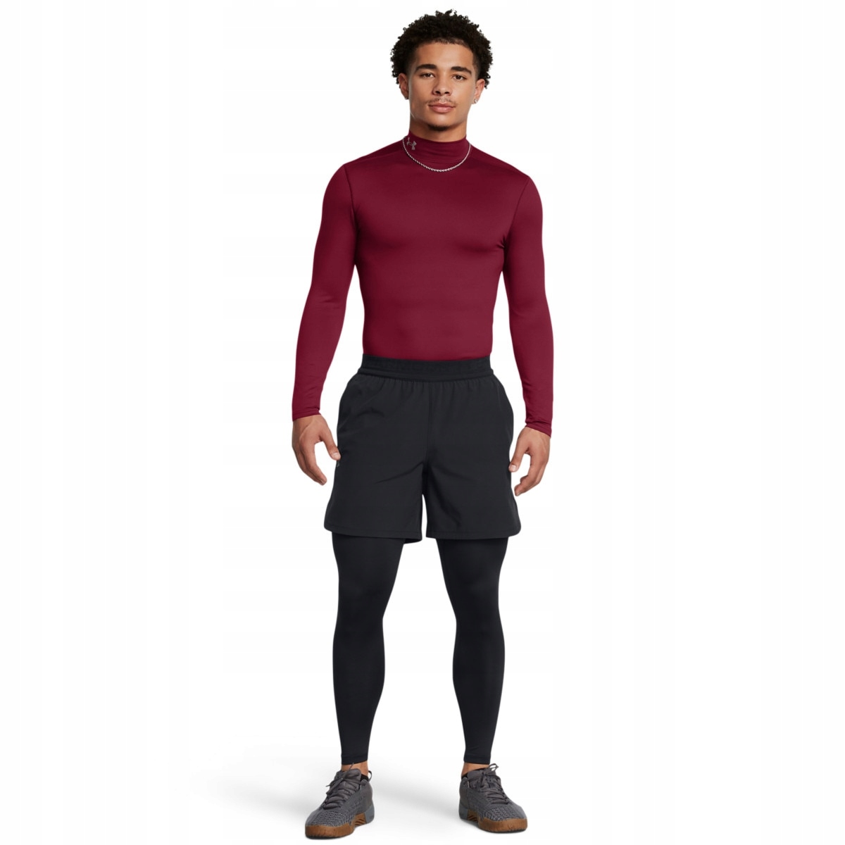 Męskie legginsy treningowe Under Armour Ua Cg Elite Leggings Czarny Xs
