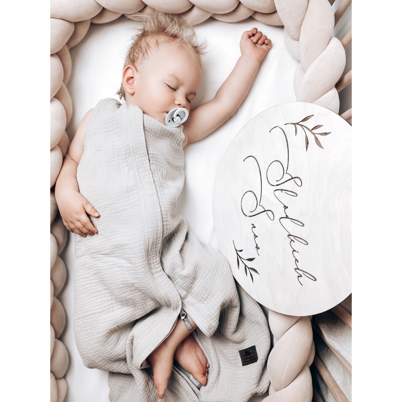 Dwustronny Śpiworek Muślinowy (0-4m) Sunflower - Sleepee Rozmiar 0