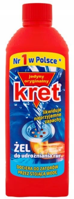 

Kret żel do udrażniania rur 500g