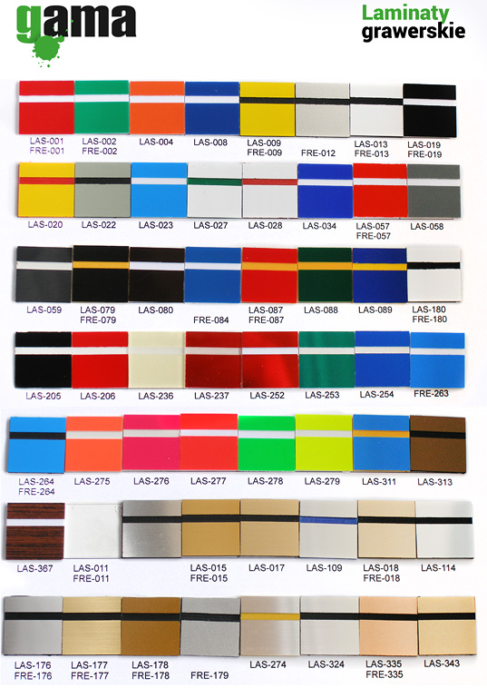 LAMINAT GRAWERSKI LASER CO2 2 sztuki 30x60 cm Szerokość produktu 60 cm