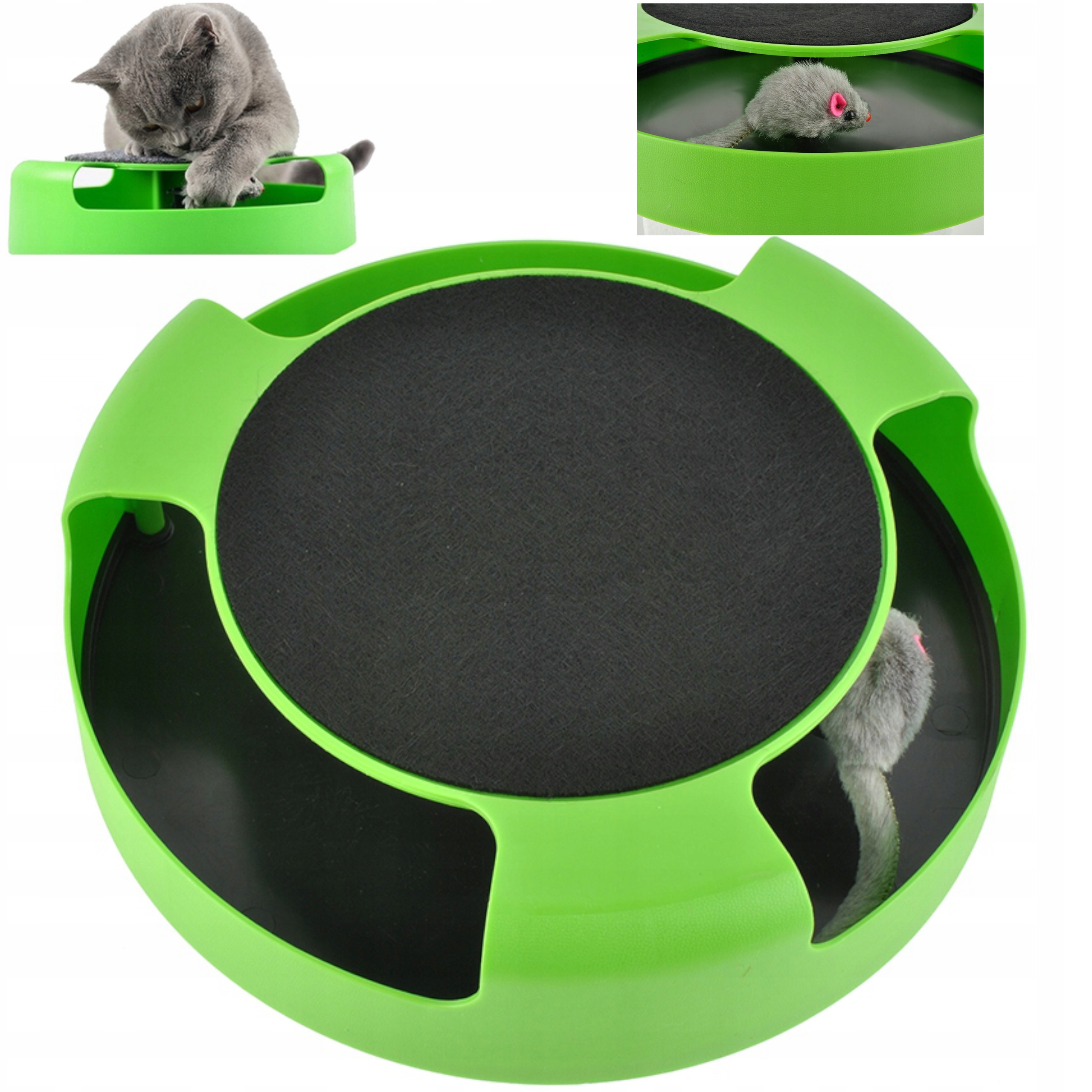 

Zabawka Dla Kota Symulująca Myszka Kółko Drapak