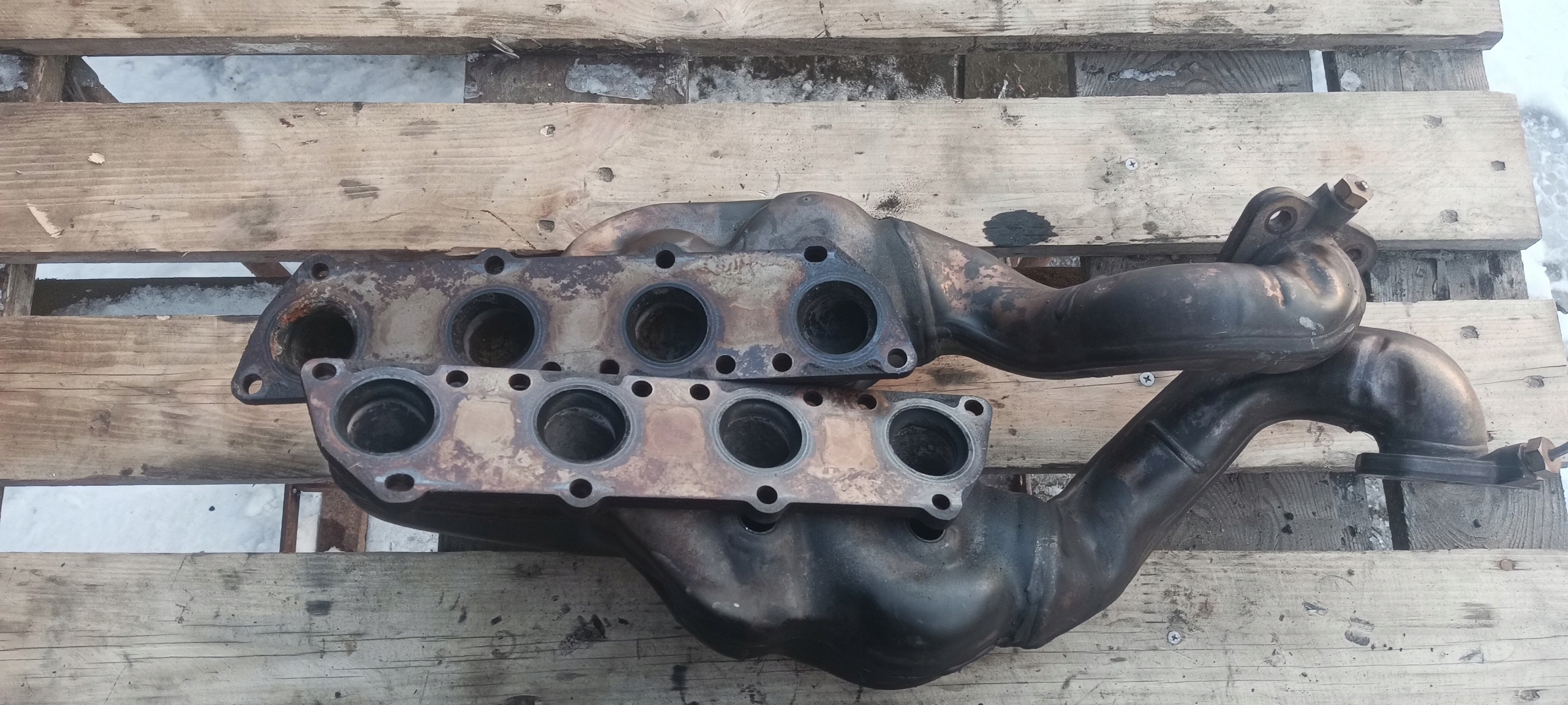 Audi A6 C5 RS6 4.2 коллектор выпускной 2szt 077253033AA 077253034AA