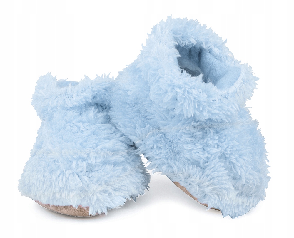 CIEPŁE FUTRZANE BUCIKI NIEMOWLĘCE NIECHODKI 6-12