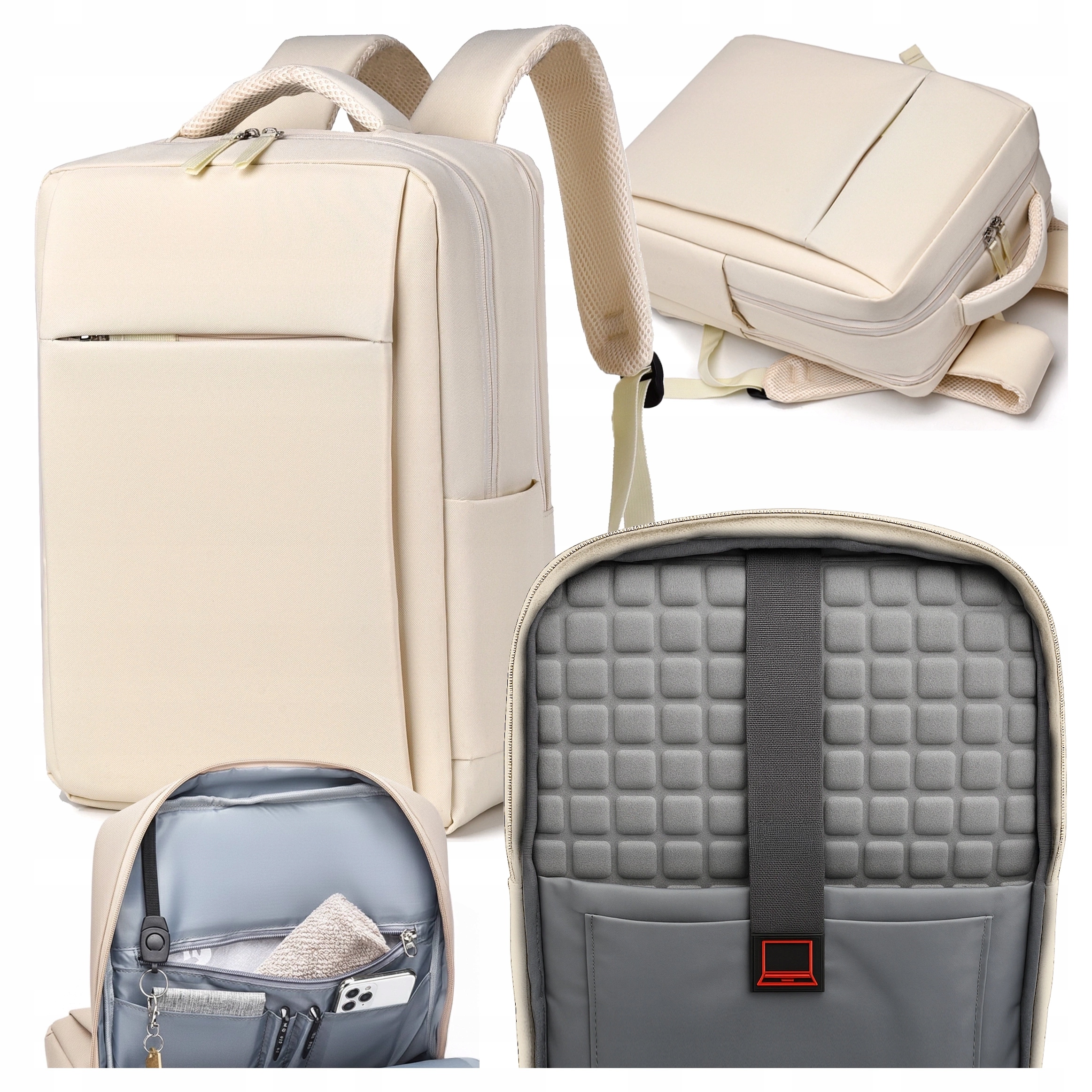 Batoh s prostorem pro notebook 16" do práce, prostorný, funkční, městský Alogy