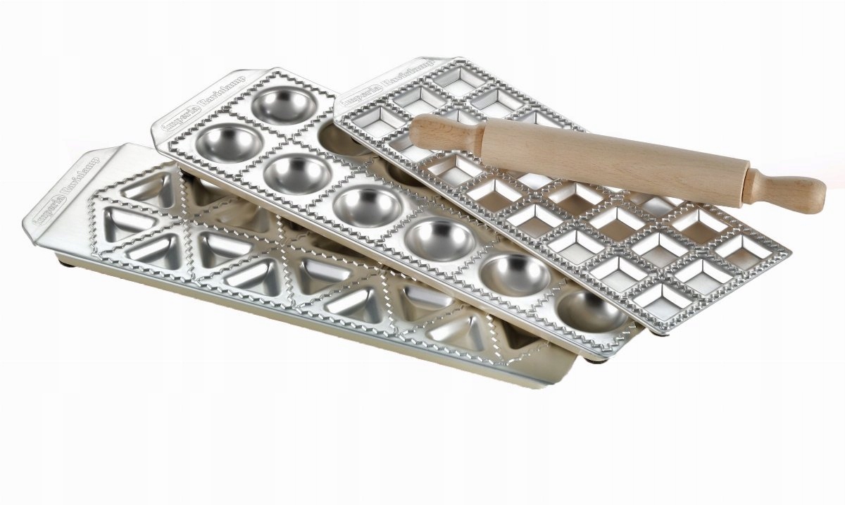 Sada Pro Ravioli Tg Home Imperia 3 kusy hliníkových podnosů váleček