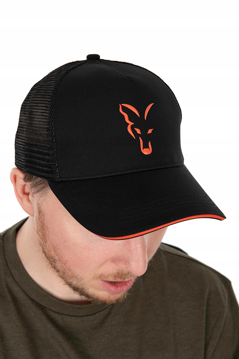 Fox Collection Trucker Cap Black/Orange czapka