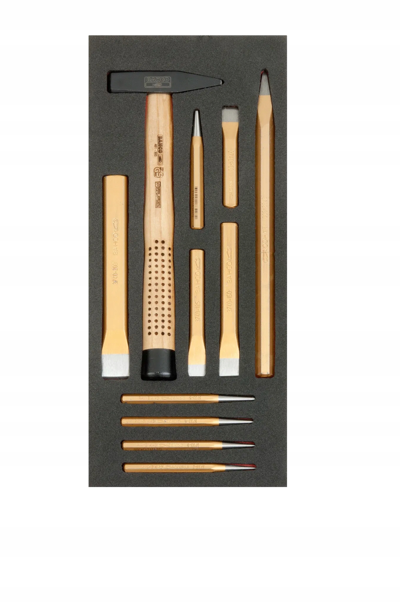 Wkład narzędziowy do pobijania - 11 el. BAHCO