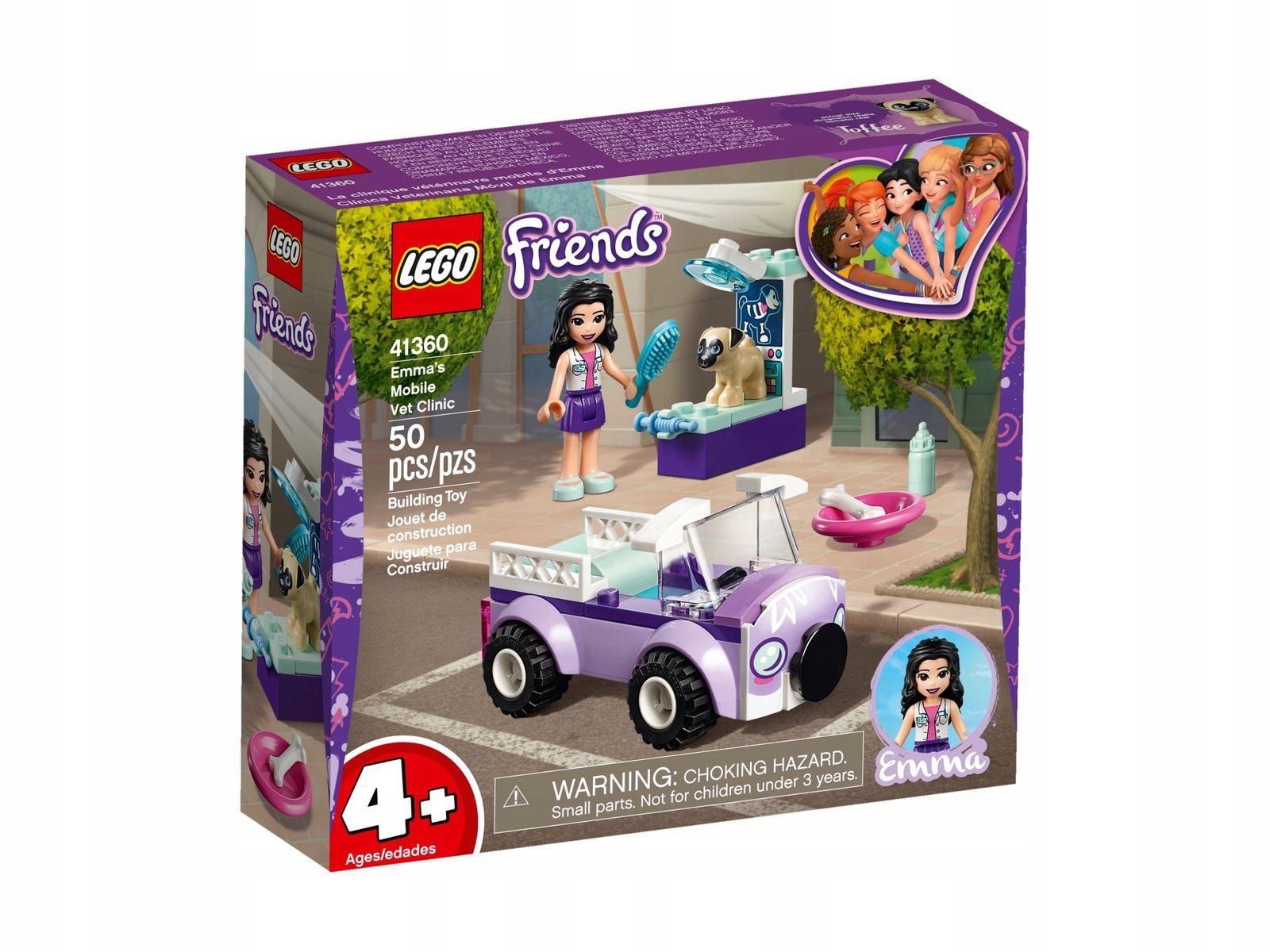 Lego 41360 Friends Mobilna Klinika Weterynaryjna Emmy