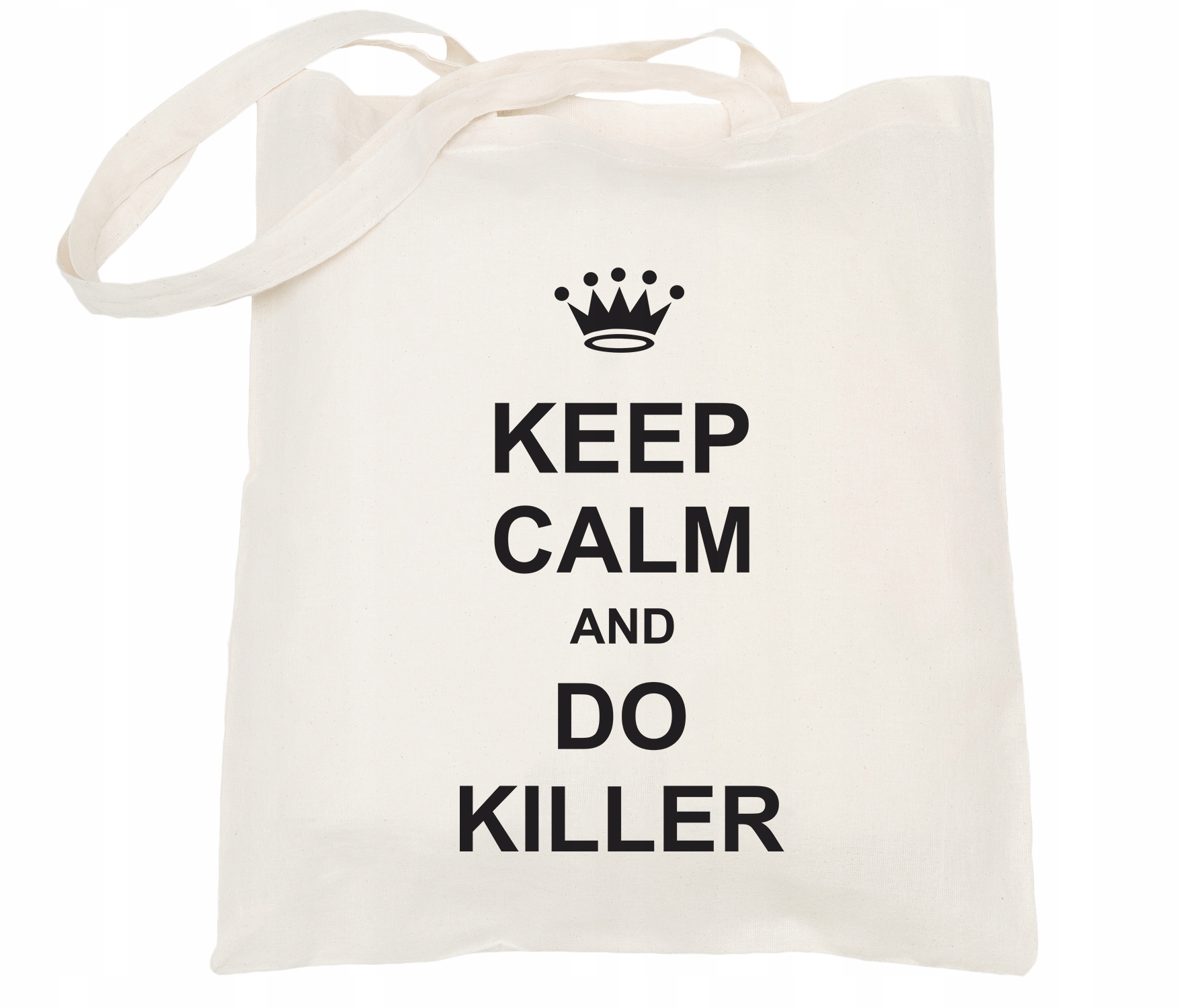 Torba BAWEŁNIANA keep calm and do killer Marka Allbag