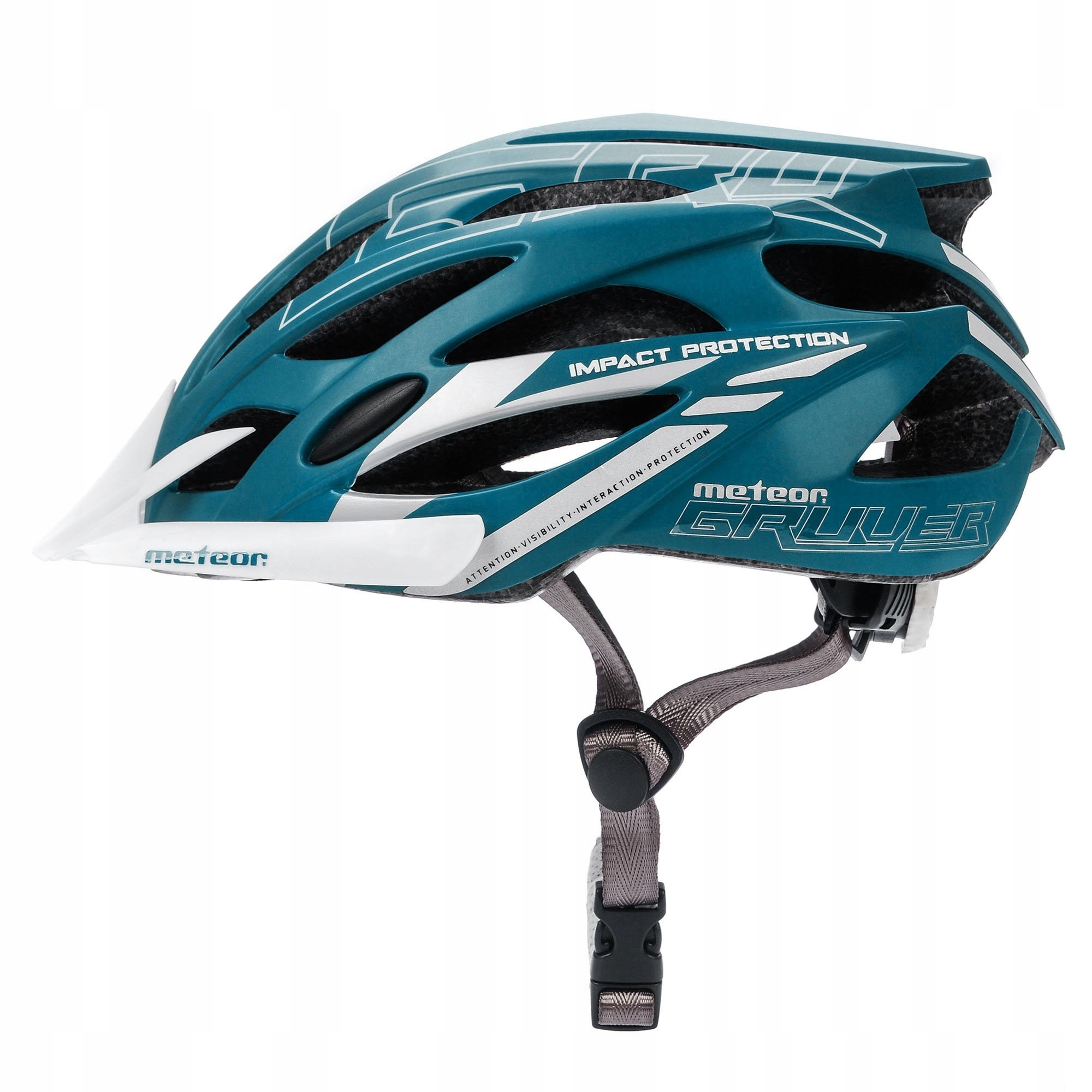 KASK ROWEROWY REGULOWANY METEOR GRUVER M 55-58 cm Rozmiar M