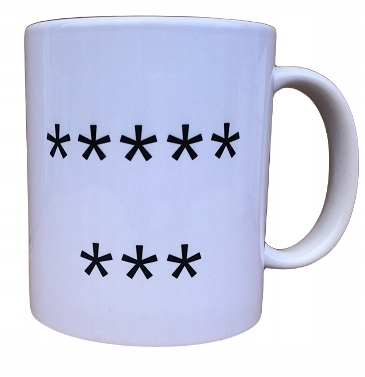 

Kubek osiem gwiazdek 330 ml czarny