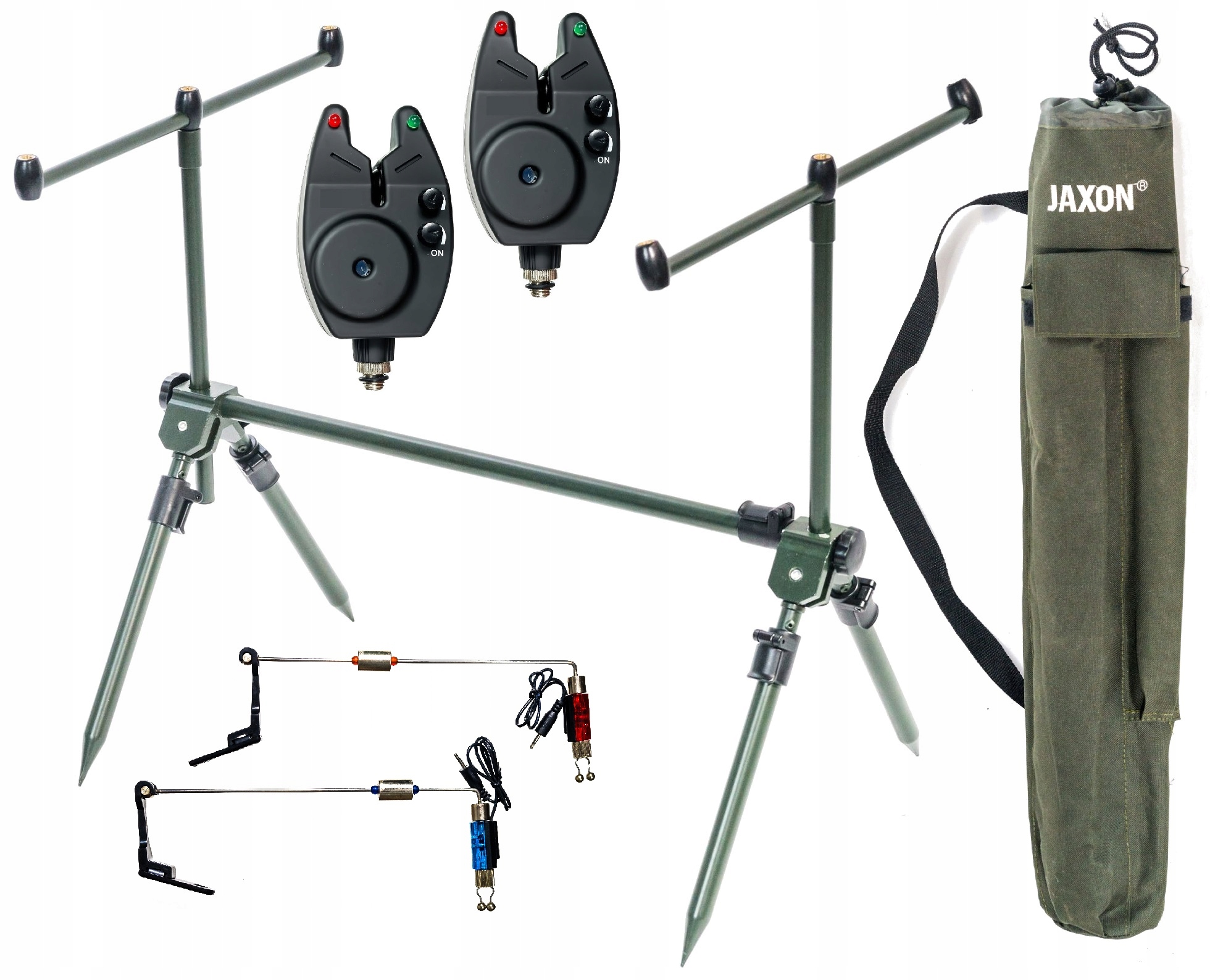 Stojak Jaxon Rod Pod 2x Sygnalizator 2x Swinger