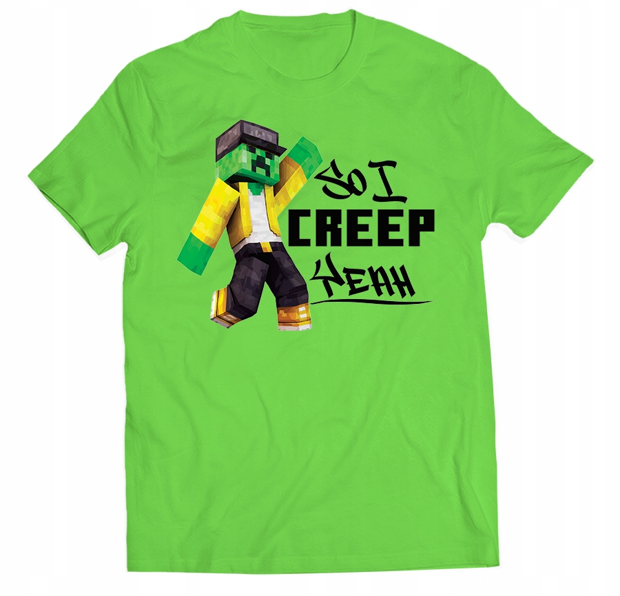 

Koszulka Dziecięca Minecraft So I Creep 146 cm