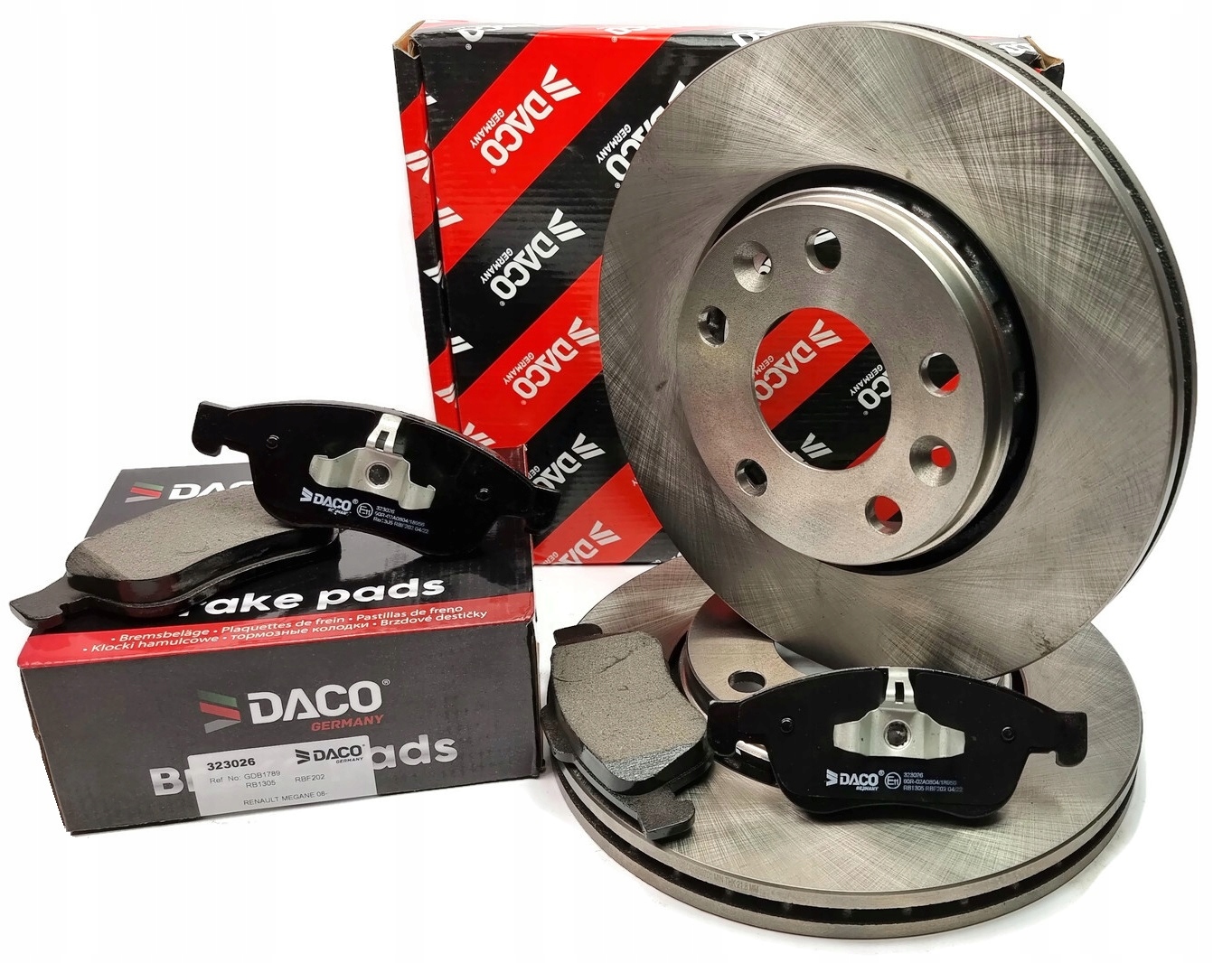 

Tarcze klocki przód Dacia Duster Daco Germany