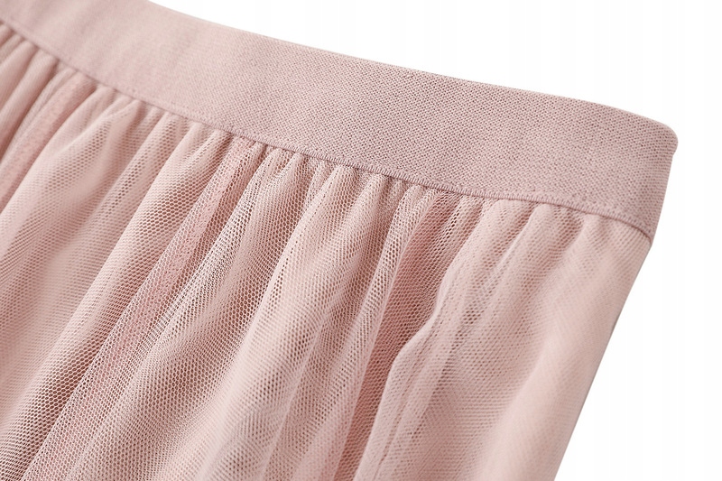 ELEGANCKA DAMSKA SPÓDNICA PLISOWANA Z SIATKI Marka inna