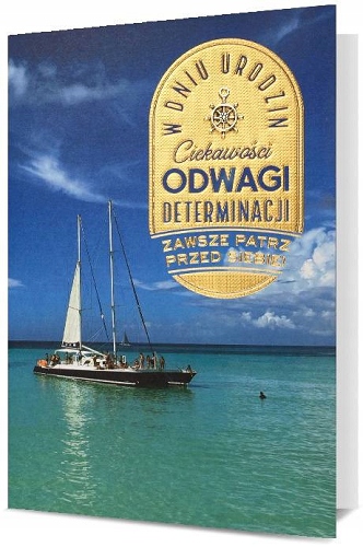 

Kartka urodzinowa dla kolegi żeglarza H2305